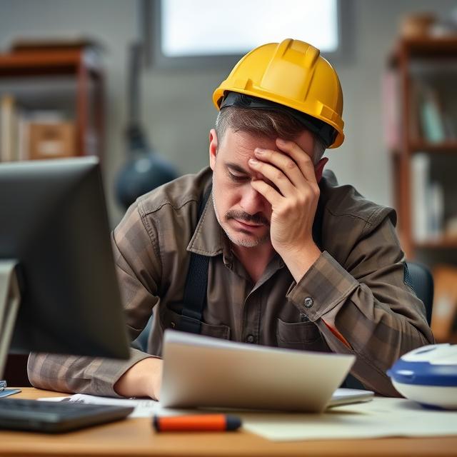 Stressed Worker